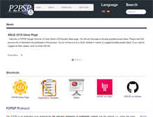 Tablet Screenshot of p2psp.org